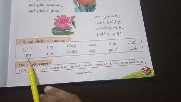 ફૂલો (કવિતા - સ્વાધ્યાય) - Grafalco Navneet - Std 3 Gujarati - Chapter 6 (Activities) - ગુજરાતી