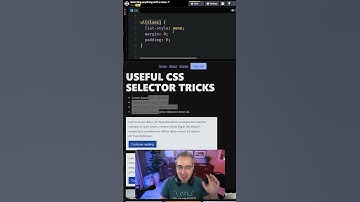 Super simple & useful CSS selector trick