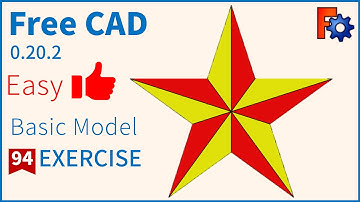 FreeCAD Tutorial for beginners,basic model exercise-94