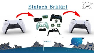 PS5 Controller Auseinander und wieder zusammenbauen ausführlich erklärt. Eine Anleitung für Anfänger