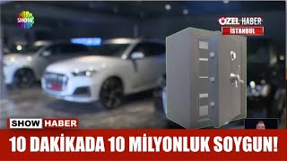 10 dakikada 10 milyonluk soygun!