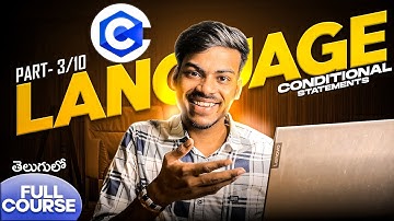 C language Full Tutorial for Beginners in Telugu[Part -3] | C language Full Course in Telugu