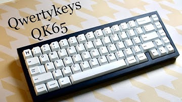 Sound Test - Qwertykeys QK65 (Black/Gold) w/ GMK Hennessey, SOTC - Custom Mechanical Keyboard