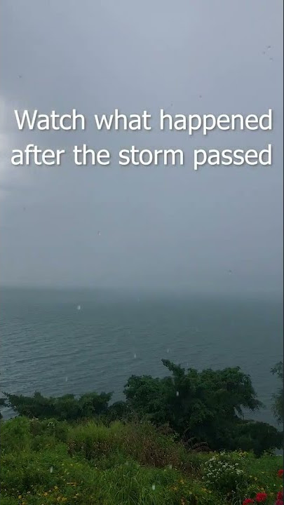 Unbelievable! See what happened after this epic storm passed | Lake Toba, Sumatra, Indonesia