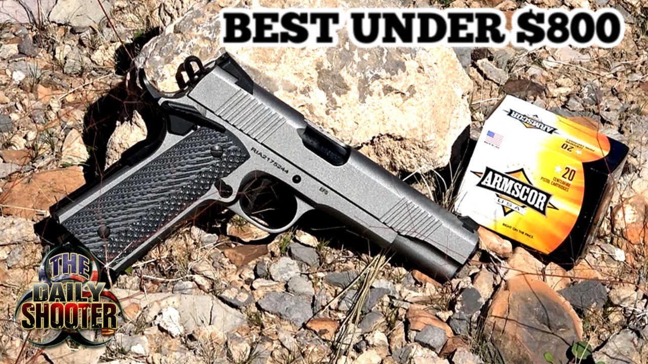 Rock Island Armory EFS 1911 with Grey Cerakote Review YouTube