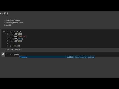 Sets in Python - Python Certification Program
