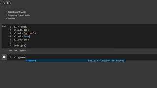 Sets in Python - Python Certification Program