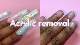 How to remove acrylic/polygel nails!