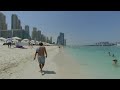 [VR180] UAE, Dubai, Dubai Marina, JBR, walking on the beach, Insta360 Evo