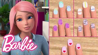 5 kolay ama eğlenceli fikirle tırnak tasarımları! | Barbie Vlog'ları | @BarbieTurkiye