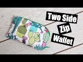 Two side Zipper wallet - with Essential Oil Slots!