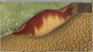 Realtime terrain wetness unity