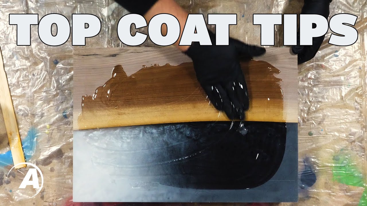 How To Clear Coat An Epoxy Resin Project | Alumilite