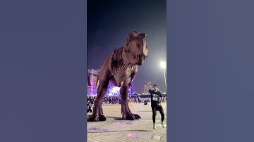 APT with a T-Rex  🦖🕺🏻 #dinosaur