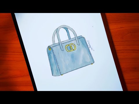 تعلم رسم حقيبة من Dior خطوة بخطوة | Comment dessiner un sac Dior