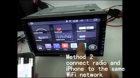 Pumpkin mirrorlink use on the Pumpkin Android 4.4 headunit for iPhone