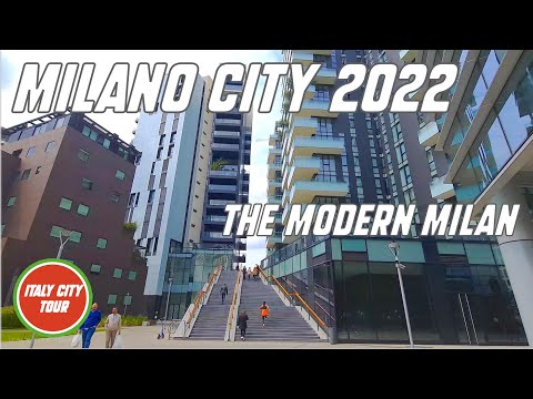 Milano Italy ?? Walking City Tour 4K Ultra HD | Porta Nuova District the Spirit of Modern Milan 2022