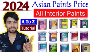2024 Asian पेंट्स का नया Price ओर पेंट मैं क्या benefit  मिलेगा जानिए | Asian paints new price