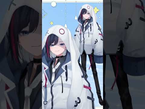 【新人Vtuber】モデルお披露目！やっと見せる事が出来た～！！【霞彩 霖/#shorts 】