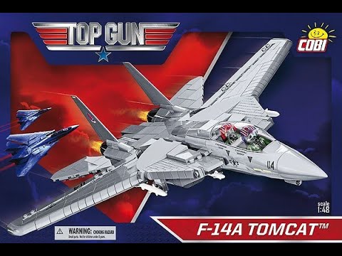 「爆玩具」COBI Top Gun Maverick 1:48 F-14A Tomcat ™ Tom Cruise Minifig 5811 TOYSTV Unbox