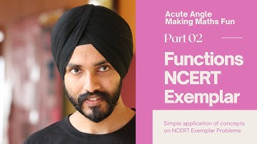 NCERT Exemplar Class 11 Maths | Functions | Part 2