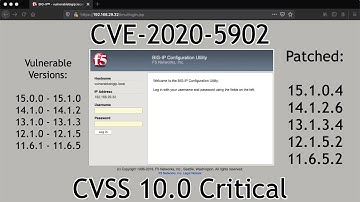 CVE-2020-5902 PoC Demo - F5 BIG-IP TMUI RCE Vulnerability