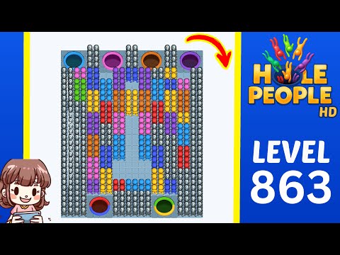 Hole People Level 863 Solution Walkthrough