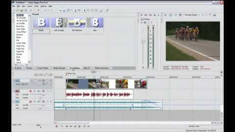 Basics of Sony Vegas Pt.7 Transitions