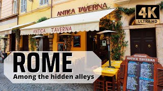 Rome Italy 4K - Lost in Time: Exploring Rome's Historic Alleyways