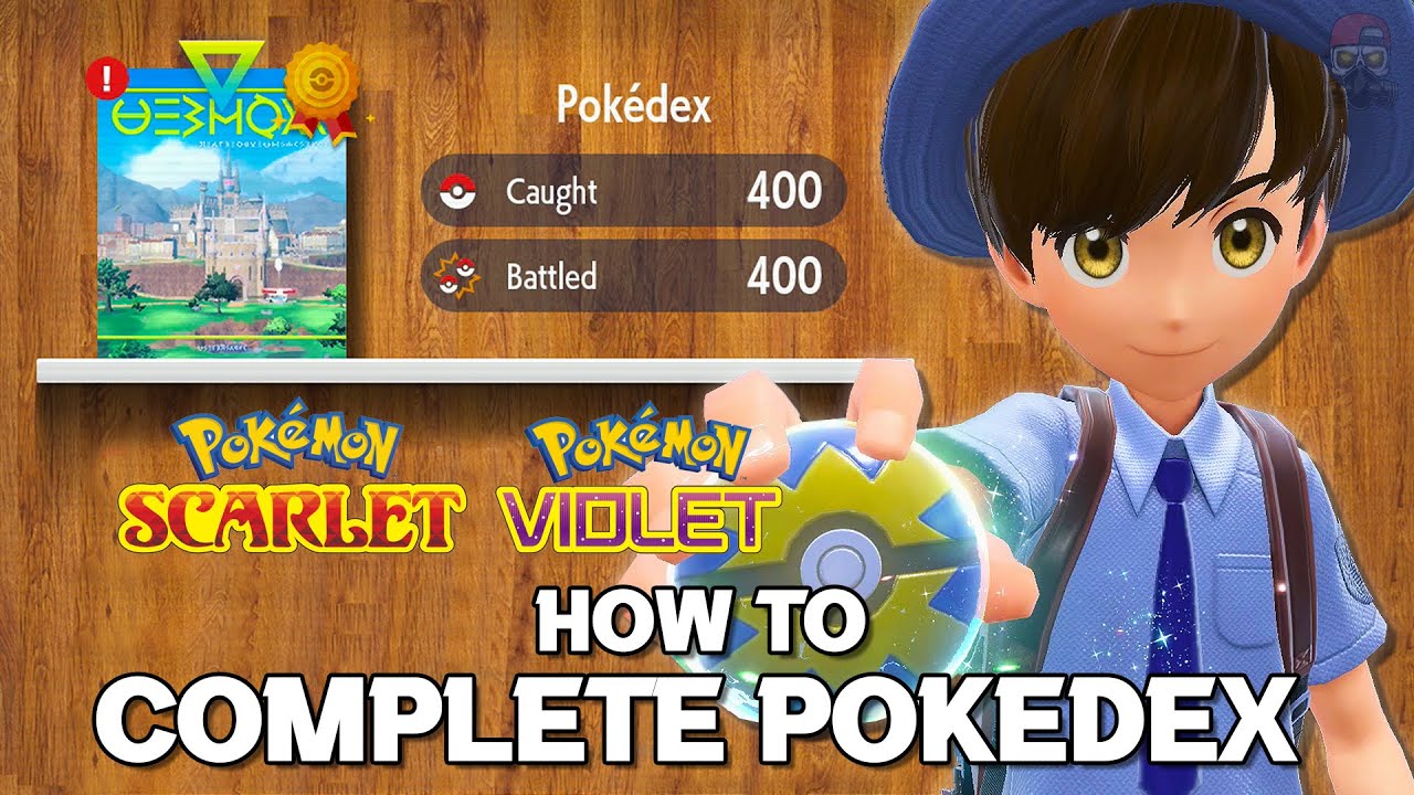 Pokemon Scarlet and Violet Complete Pokedex Pokemon Home Full 700+ Paldea  Dex