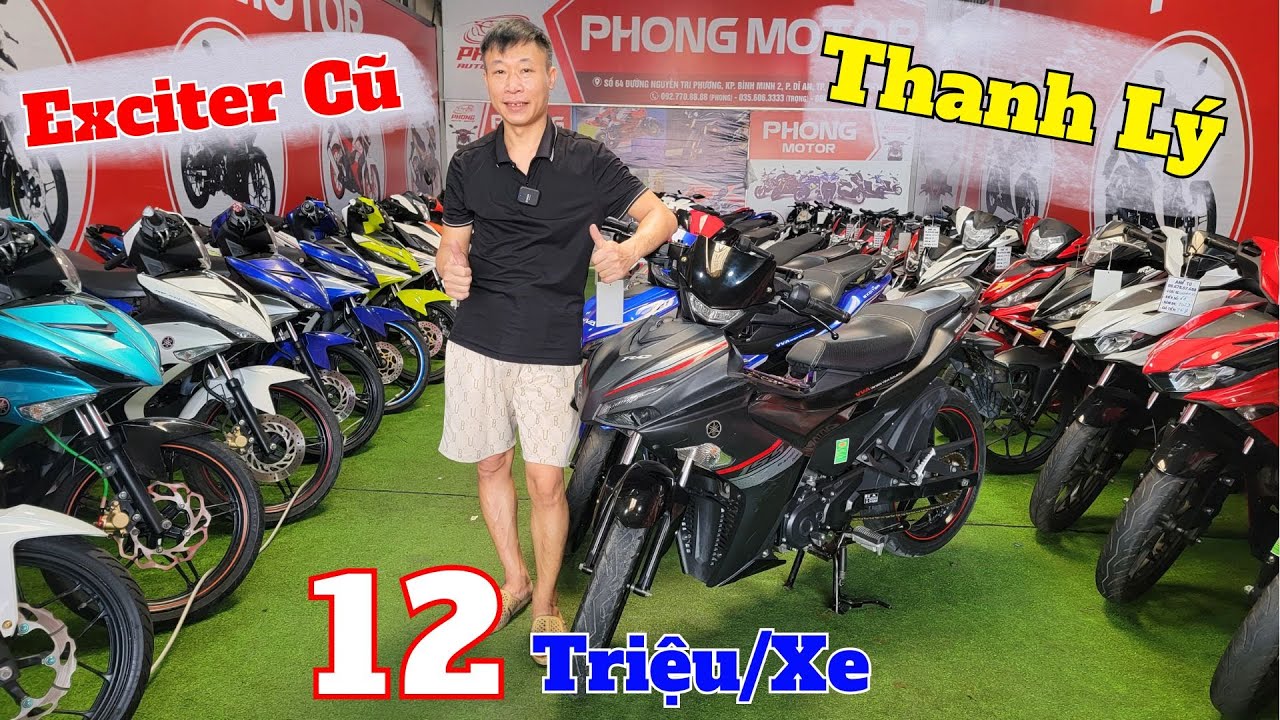 xo so 1234 com mien nam Thanh Lý Xe Máy Cũ Exciter 135 , Exciter 150 , Exciter 155 Giá Siêu Rẻ