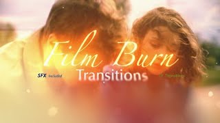 Film Burn Transitions for After Effects | 12 Light Leak & Film Burn Effects in 4K