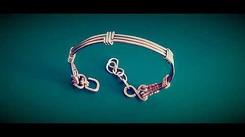 Copper Creations Simple Wire Weave adjustable Bracelet