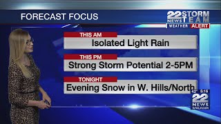 Weather Alert Potential For Thunderstorms With Strong Wind Gusts