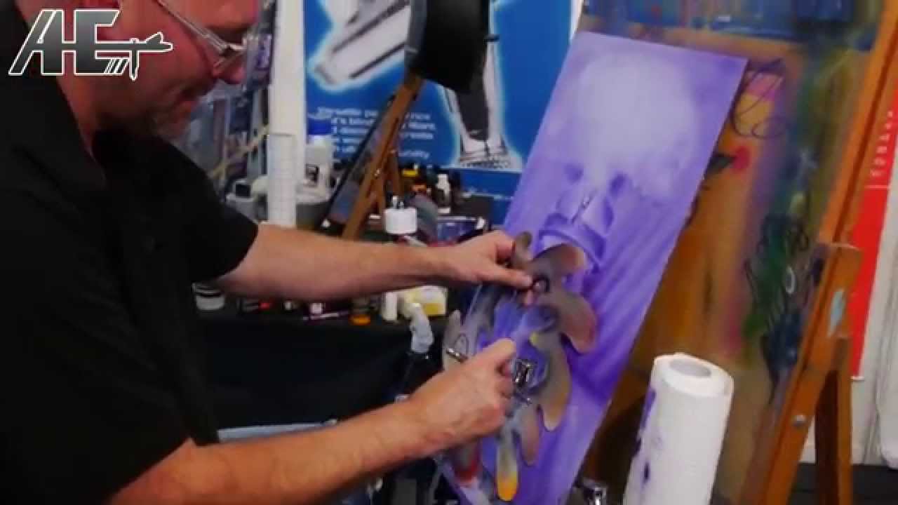Airbrush Effects Leipziger Airbrush Ausstellung 2014 YouTube
