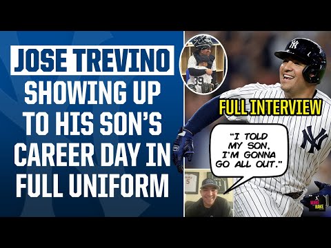 Yankees catcher Jose Trevino FULL INTERVIEW; recruiting Aaron