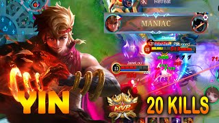 Yin Maniac Build Top 1 Global - Yin Best Build 2023