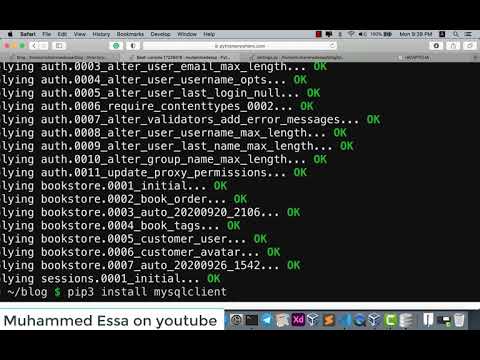 34 PythonAnywhere MySQL in the cloud - YouTube