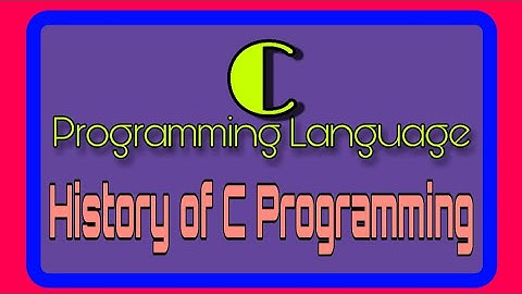 C Programming: History of C Programming (In Bengali)