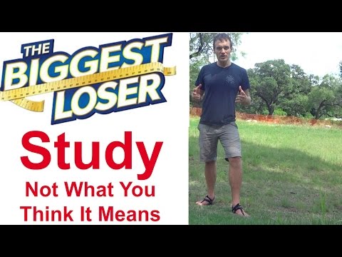 The Biggest Loser Study Metabolic Slowdown: What They&rsquo;re Not Telling You