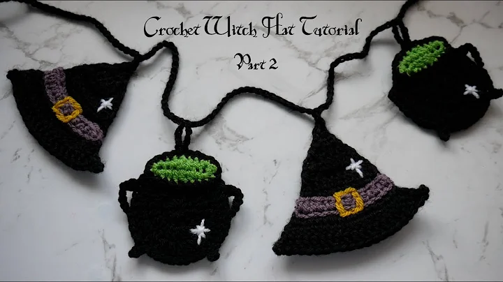 Learn How to Crochet a Stylish Witch Hat! 🧙‍♀️