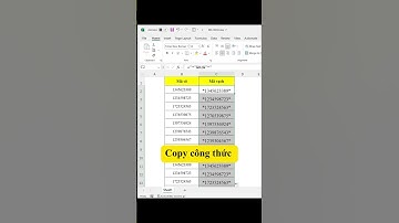 Cách tạo mã vạch từ mã số trong Excel #tinhocvanphong #word #excel #youtubeshorts