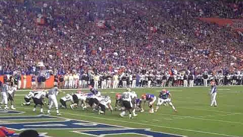 jeffrey demps td florida gators vs vanderbuilt 11/7/09