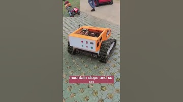 Buy hybrid self-powered dynamo walking speed 0~6Km/h remotely controlled weed cutter on Alibaba