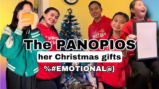 What she got for Christmas | Emotional naman ang aming unica hija | Shey Panopio