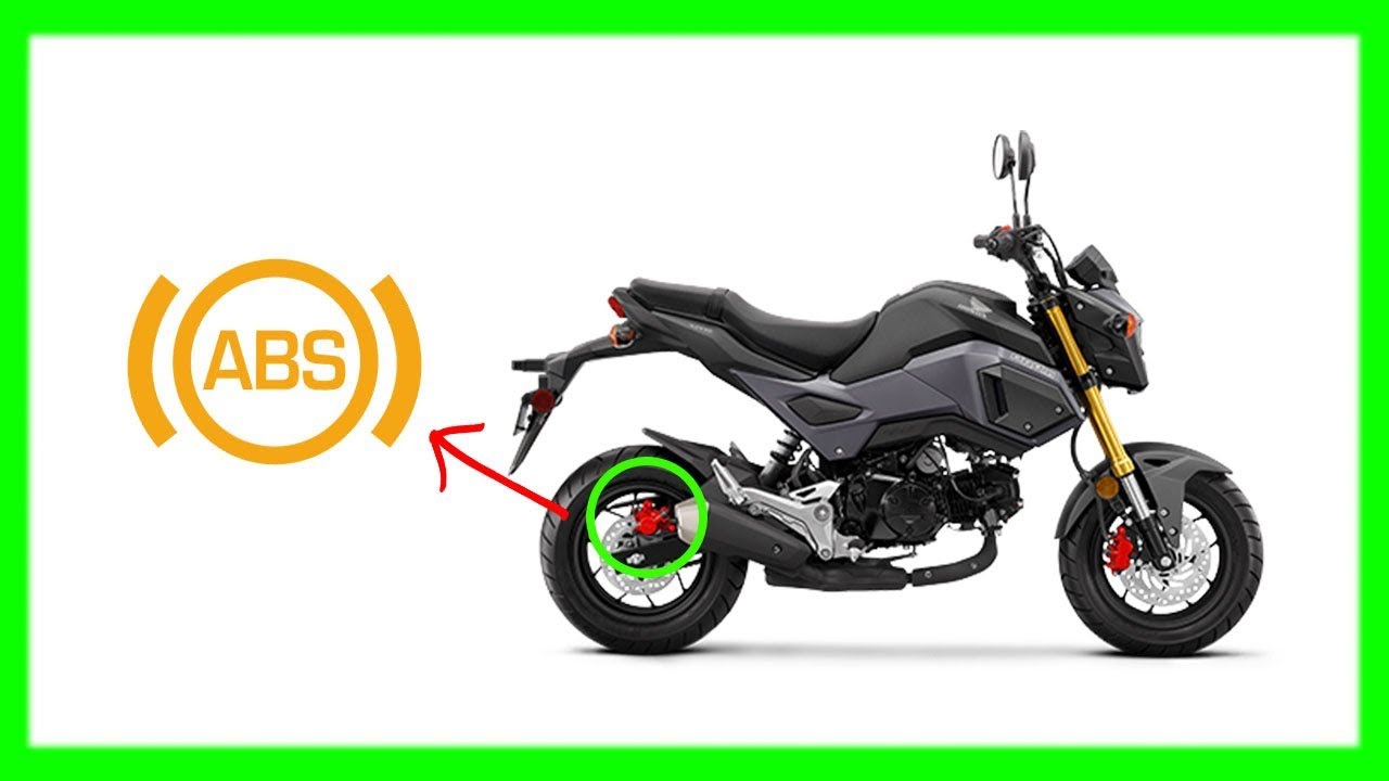 18 Honda Grom Abs System Review Youtube