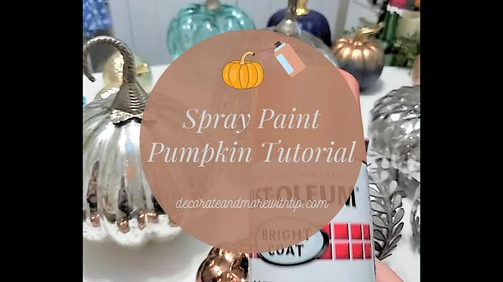Elevate Your Fall Decor with a Splash of Color: Transforming Pumpkins