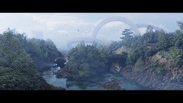Avatar and Simon Stålenhag Inspired Environment created in Houdini, Maya and Nuke