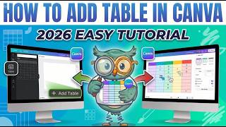 How to Add Table in Canva 2026 Easy Tutorial
