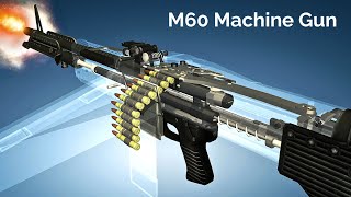 3D Animation: How a M60 Machine Gun works screenshot 3